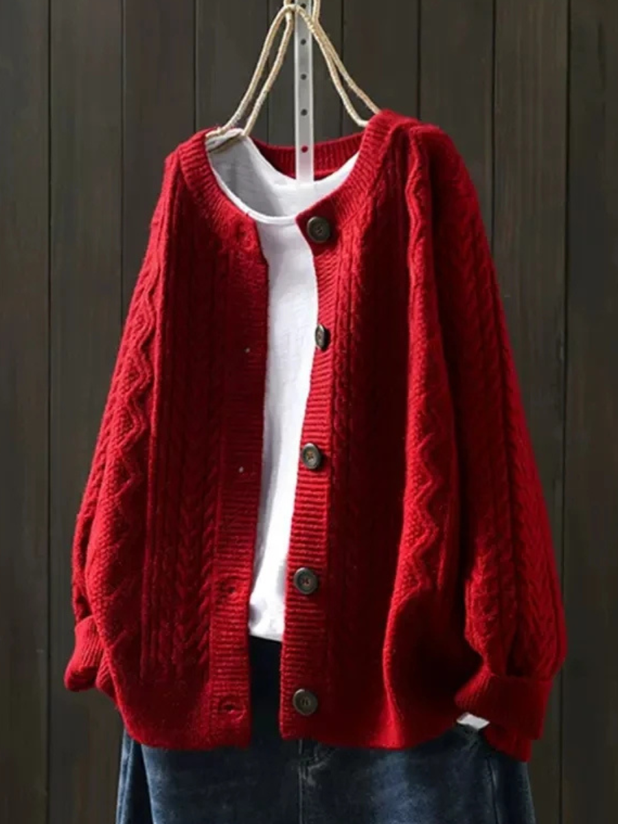 Lorenza| Cable Cardigan