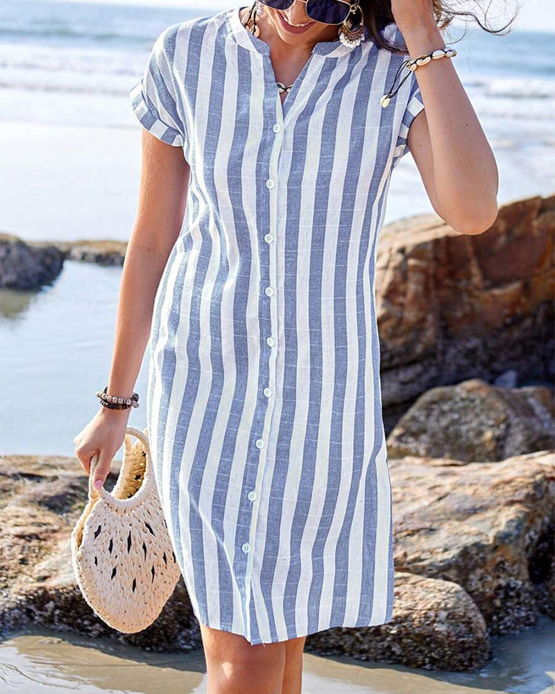 Lone™ – Elegant Shirt Dress