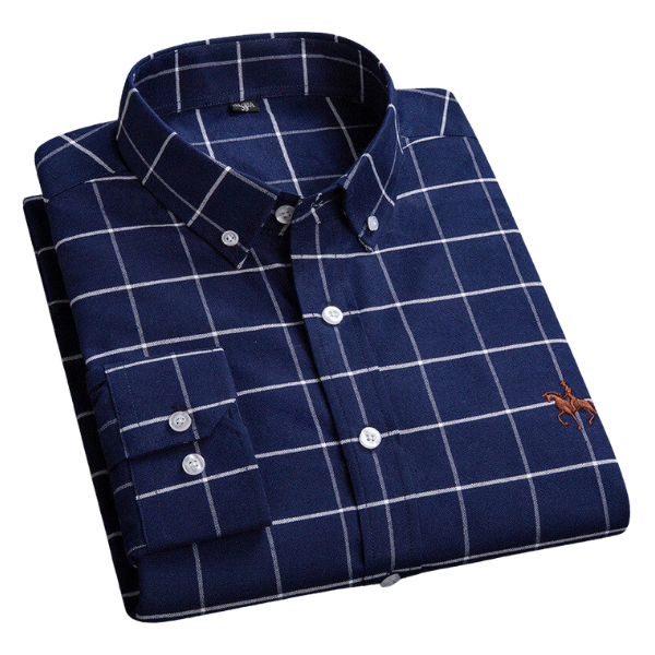 Brian™ | Checkered Button-Down Shirt
