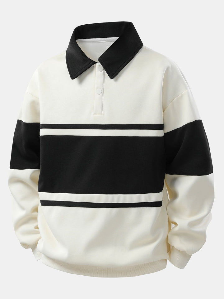 Richard | Relax Fit Polo Sweatshirt