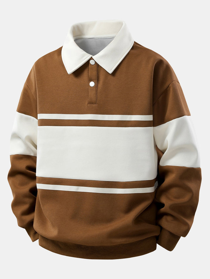 Richard | Relax Fit Polo Sweatshirt