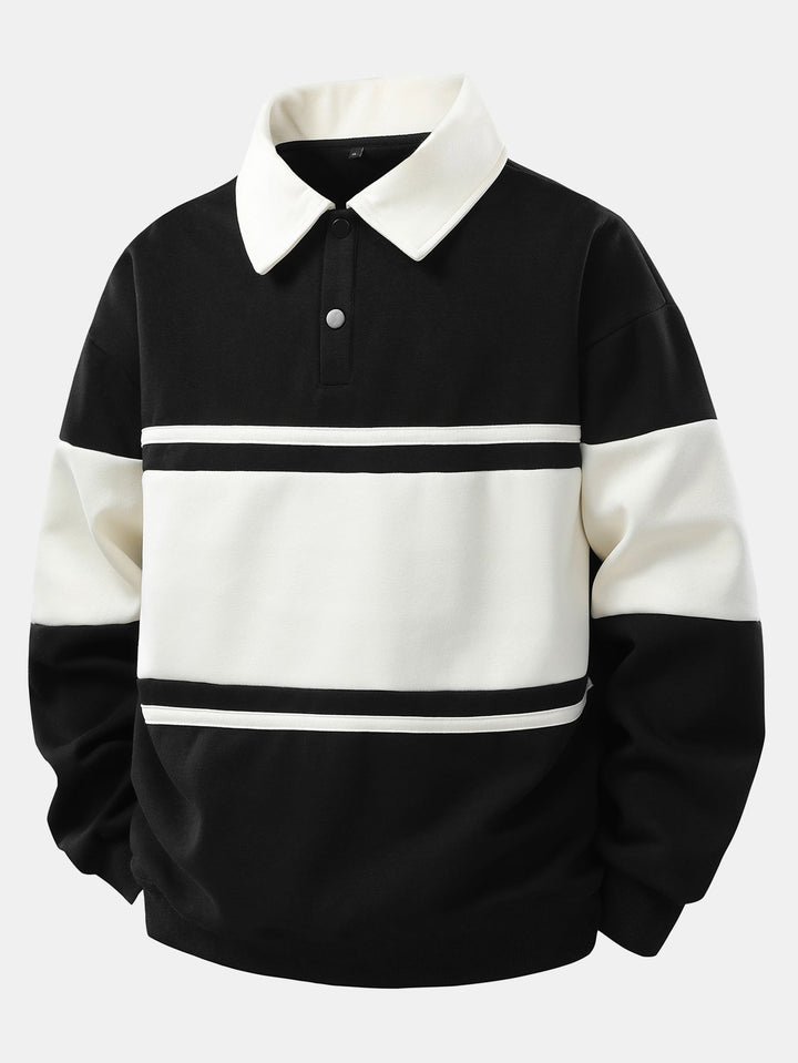Richard | Relax Fit Polo Sweatshirt