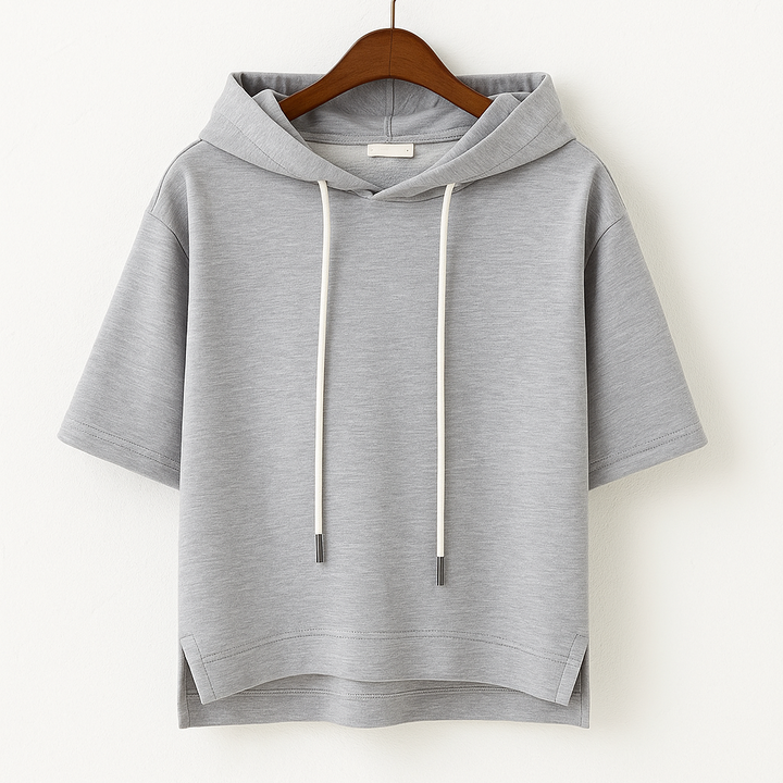 Alison | Casual Short Sleeve Hoodie