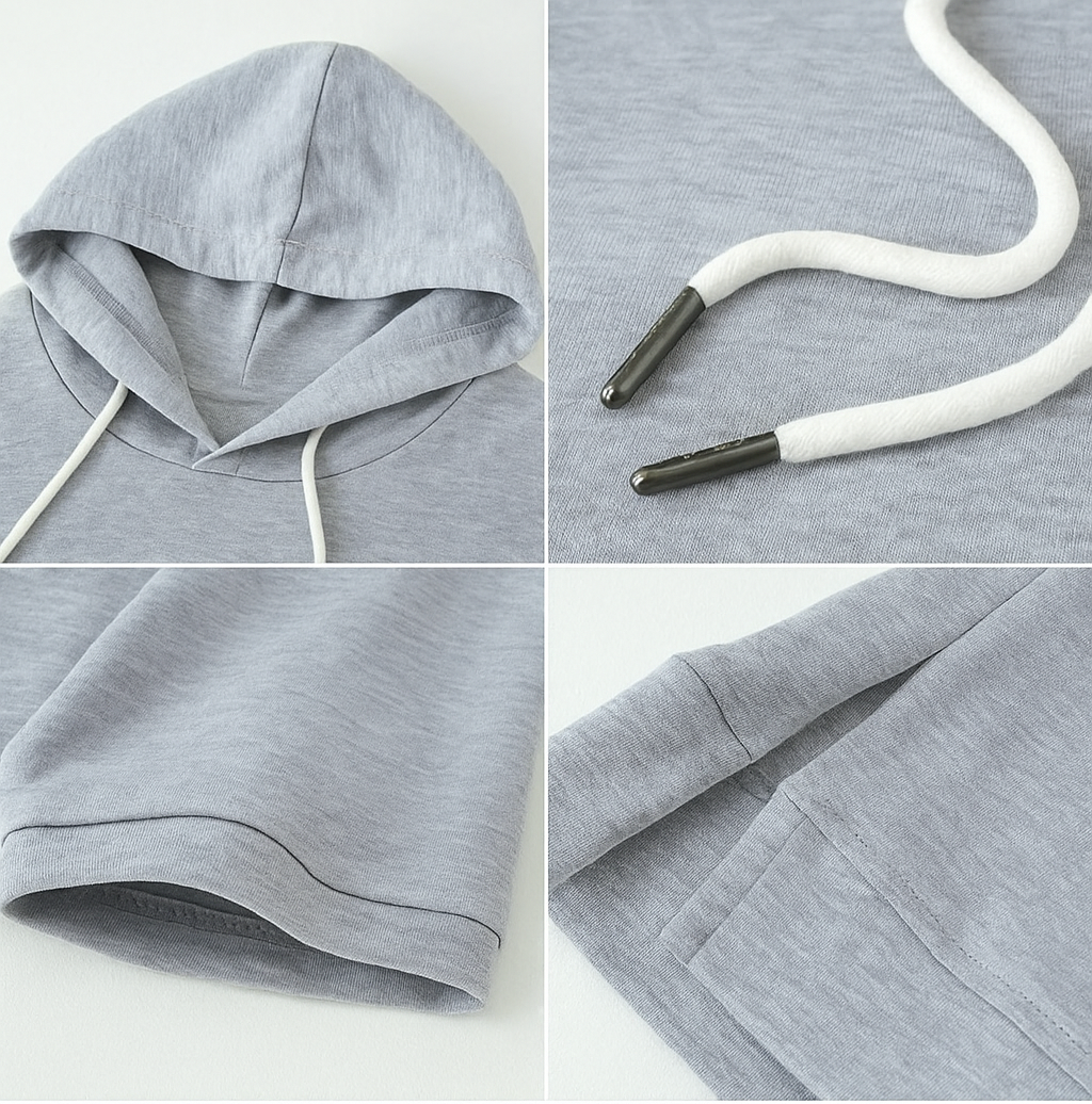 Alison | Casual Short Sleeve Hoodie