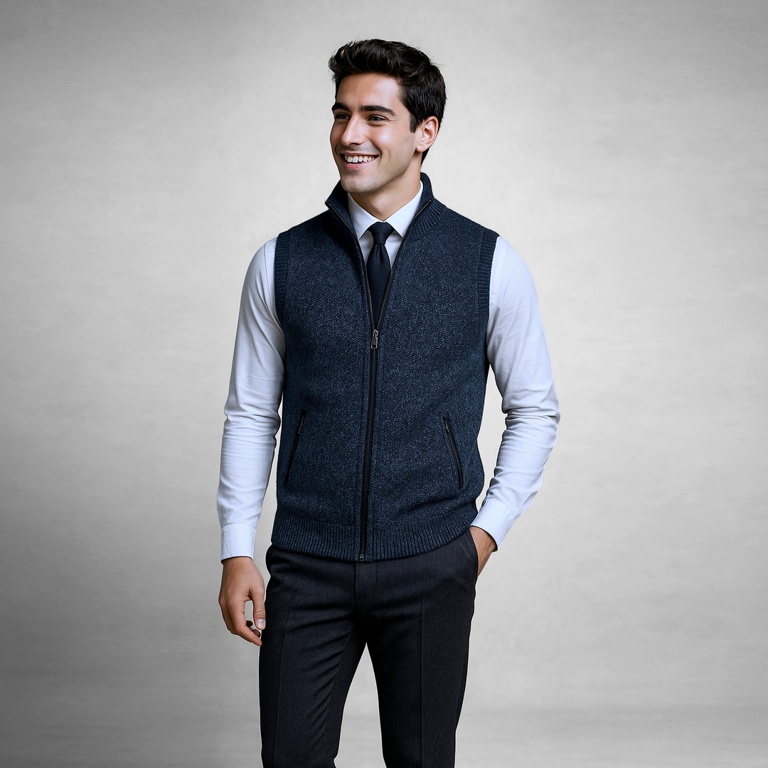 Harrison | Full-Zip Sweater Vest