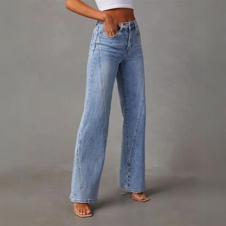 Olivia™ | High Waisted Wide Leg Jeans