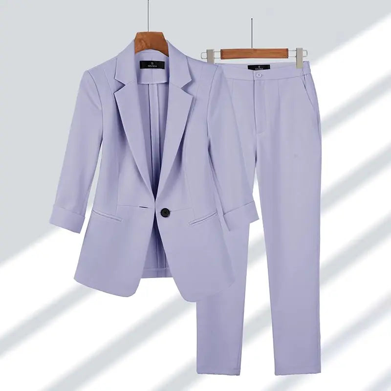 Cherry | Coordinated Blazer and Pants Set