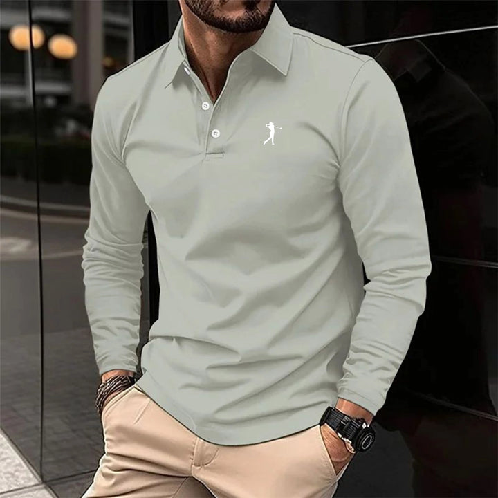 Reed | Long Sleeved Polo Shirt