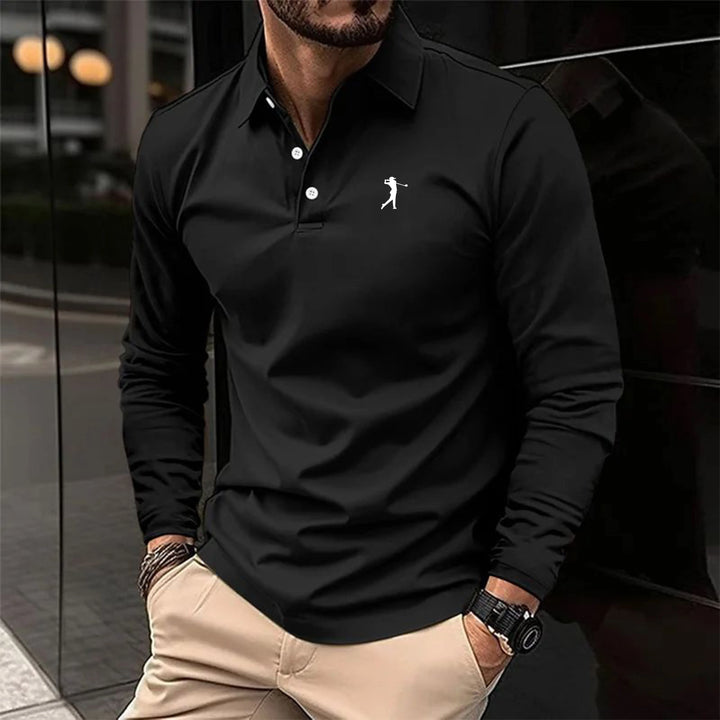 Reed | Long Sleeved Polo Shirt