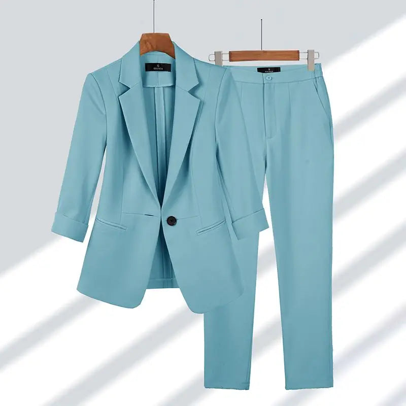 Cherry | Coordinated Blazer and Pants Set