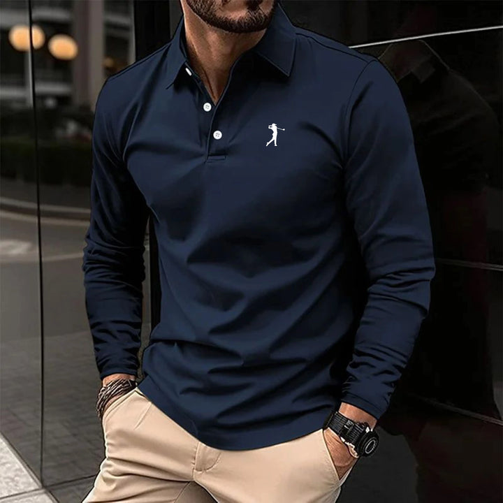 Reed | Long Sleeved Polo Shirt