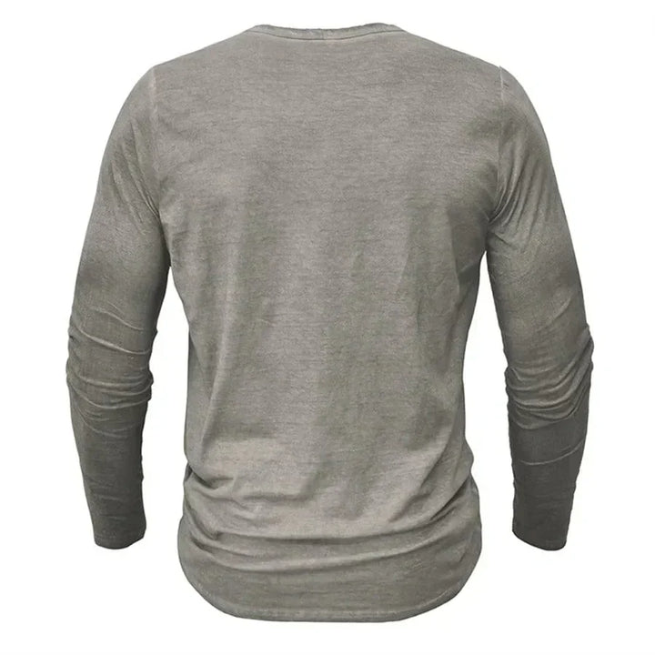 Cyril™ | Long Sleeve Henley Shirt