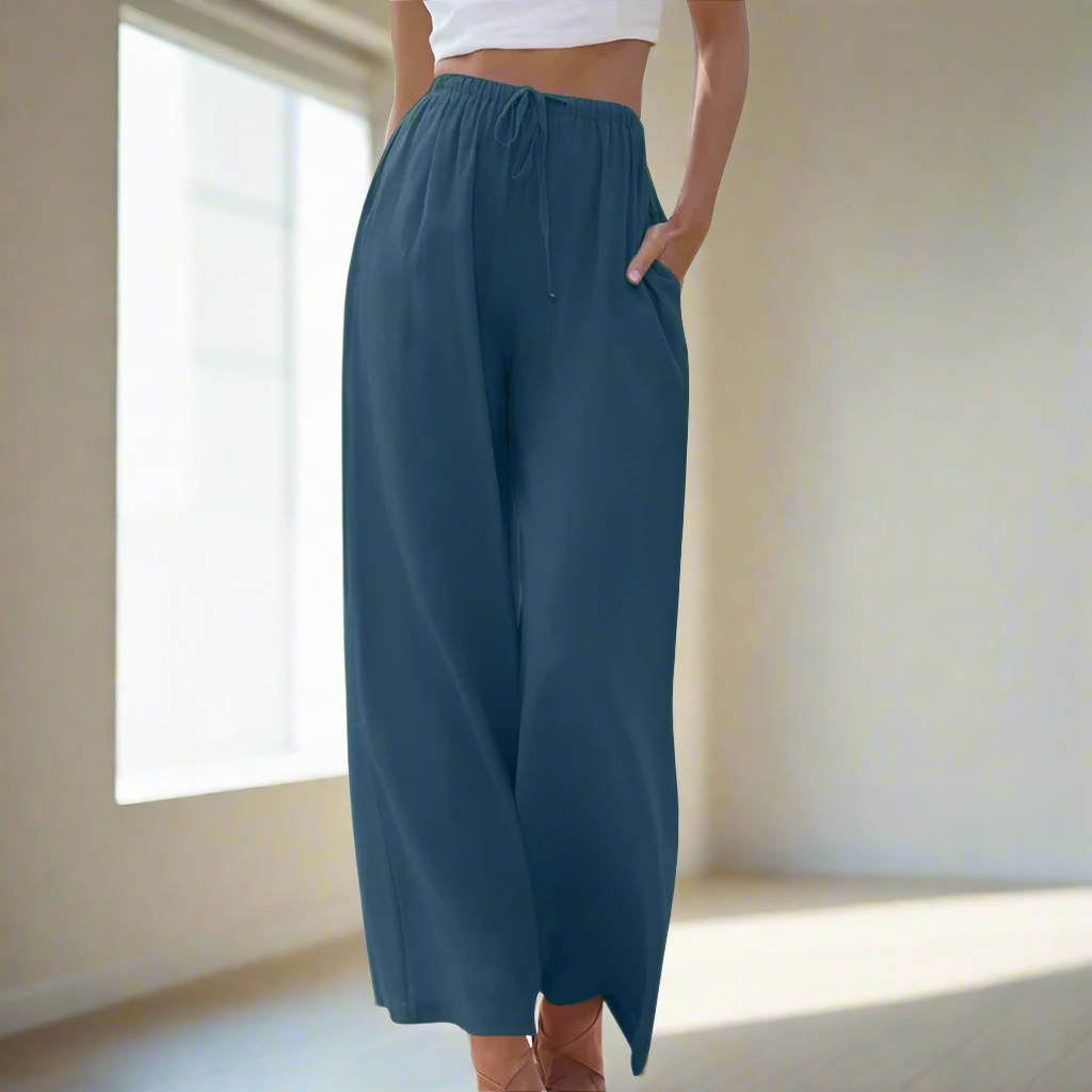 Liam | Wide-Leg Summer Trousers