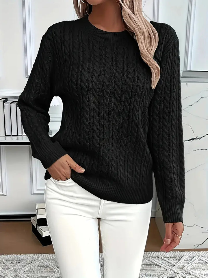 Bernila™ | Soft Cable Knit Sweater