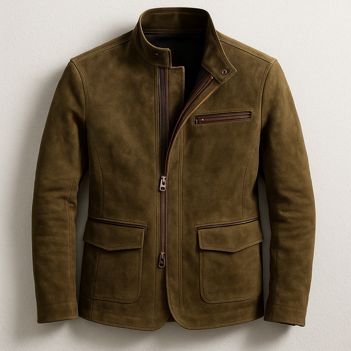 Marcus™ |  Classic Jacket with Zip Detail