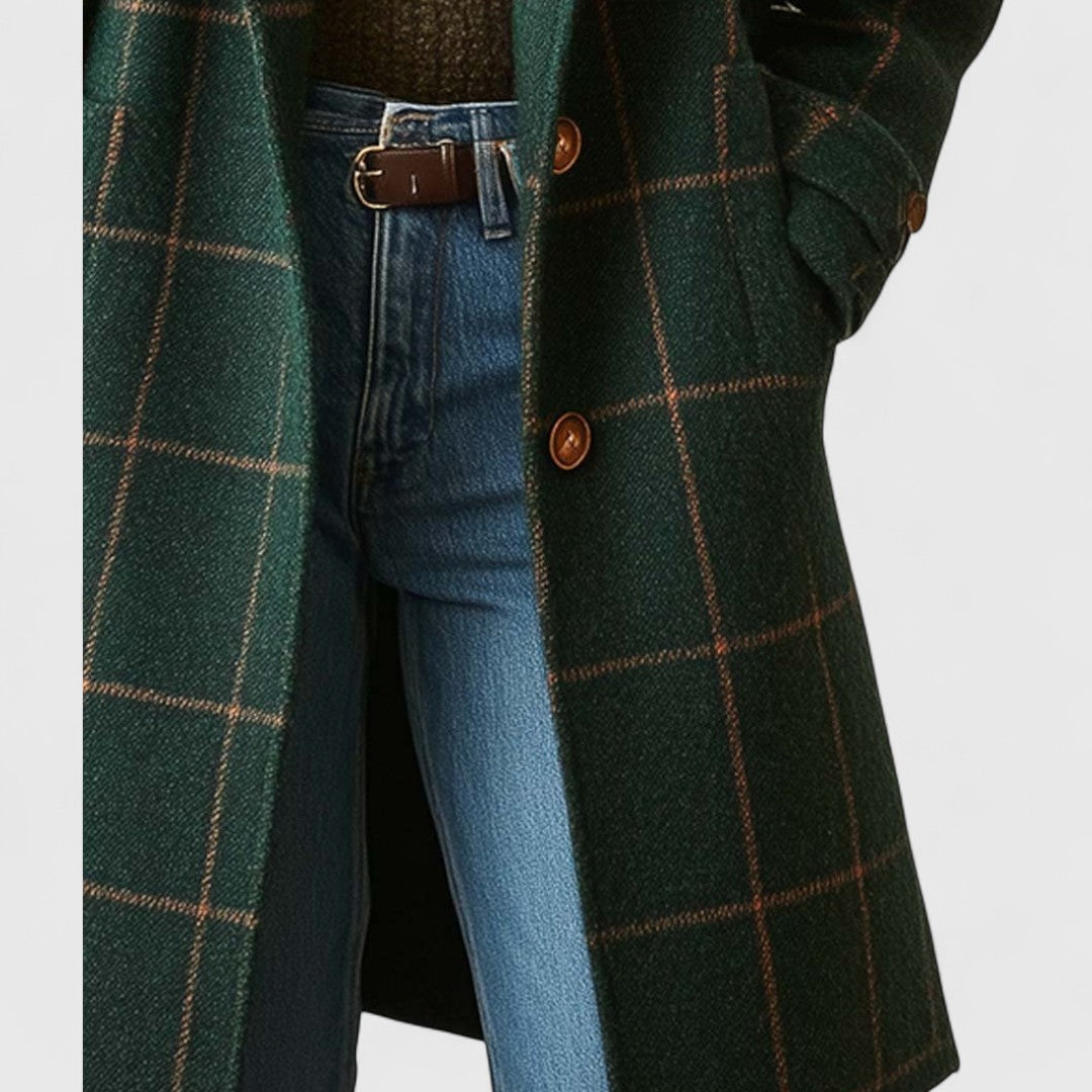 Fiona |Classic Check Coat