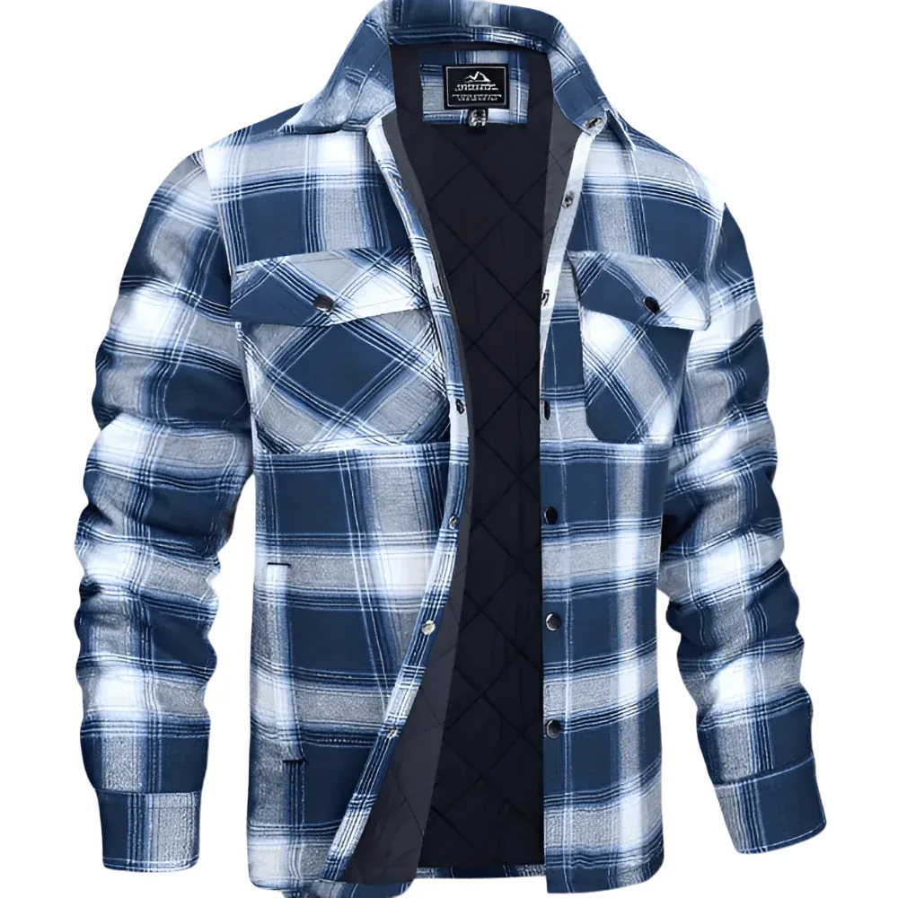 Braxton | Plaid Zip Jacket