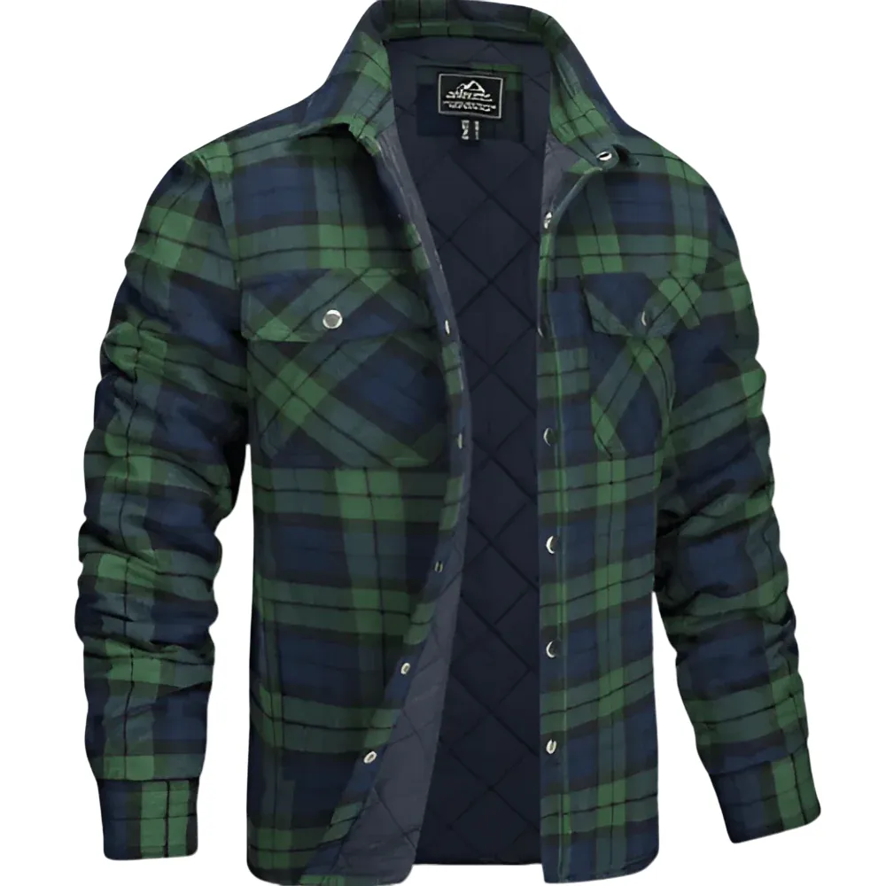 Braxton | Plaid Zip Jacket